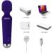 NARLO Upgraded Vibrate Wand Massager - 5 Patterns, 10 Speeds, Waterproof - Luminous Purple - Buy Online on GoSupps.com