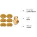 Leather Heel Grips Liner Cushions - 3 Pairs Khaki Heel Inserts for Loose Shoes - Improved Comfort and Fit for Women and Men - Buy Online on GoSupps.com