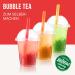 Inspire Food Bubble Tea Pearl Set - 3-Pack Popping Boba | Vegan & Gluten-Free Strawberry Mango Green Apple Tapioca Pearls - 450g Each - Buy Online on GoSupps.com