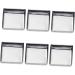 FOMIYES 180 Pcs Square Magnets Empty Pans for Eyeshadow Empty Eyeshadow Tin Pan Sample Makeup Metal Mx3pcs As Shownx3pcs - Buy Online on GoSupps.com