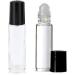 6 Pack 10ml Empty Clear Glass Roll-On Bottles with Glass Balls - Ideal for Perfumes Essential Oils & Lip Gloss Storage - Buy Online on GoSupps.com
