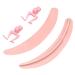 Eyelash Separator for Extension Silicone Eyelash Separator Tool - Lift and Extend Eyelashes Reusable Silicone Separating Tool Beginner Eyelash Insulation Helper Grafting Speeder for Sat Pink