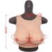 Fhuili Crossdressers Silicone Breasts - Natural Round Collar Design G Cup Fake Breasts for Transvestite Cosplay - Buy Online on GoSupps.com
