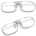 VANANA Clip-On Blue Light Blocking Reading Glasses | Flip Up 2.0x Magnifying Full-Frame Readers | Clear Lens for Eye Protection - Buy Online on GoSupps.com