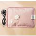 Buy Electric Hot Water Bottle - 500W Plush Lined Hand & Foot Warmer for Pain Relief - Pink - Buy Online on GoSupps.com
