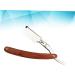 Buy Minkissy Manual Razor for Men - Metal Safety Shaver with Mahogany Wooden Handle | International Shipping Available - Buy Online on GoSupps.com