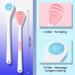 DENTSHIELD Tongue Scraper Set - 4 Pack Tongue Cleaner & Brush for Adults | Improve Oral Hygiene & Fresh Breath - Buy Online on GoSupps.com