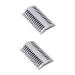 Magiclulu 2st razor head made of metal hairdresser shaving head manual shaving head razor shaving head made of zinclegation wet lever robust razor shaver shaver shaver shavering silverx2stk mediumx2pcs