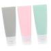 FRCOLOR Toiletry Container Travel Silica gel travel containers for lotions and creams lotion squeeze travel toiletry tube travel cosmetic containers Squeezable make up portable Bottle