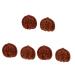 Magiclulu 6 Stk Walnuss-Fitness Handpiel Massageball Finger Training Fitness Forearm Gang Stress Ball Stress Balls For adult handballs Walnut massage balls.