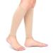 Nofaner Calf Compression Sleeves Compressed Socks with Two stage Elastic Socks in Varicose Vein Calf Sheath Flesh-colored M