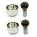 Alipis 2pc Razor Cup & Shaving Set - Nylon Haar Brush & Shell Bowl for Men - Premium Travel Shaving Essentials - Buy Online on GoSupps.com