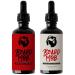 Beard Mob Growth Oil for Men | Thicker Longer Beard & Faster Growth | Paraben-Free All Skin Types | 2 Oz (Red - Buy Online on GoSupps.com