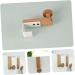 STOBAZA Back Hooks Handbag Over Umbrella Rustic Door Clothing Key Towel Hat Wood Cupboards Coats Punch Home - Buy Online on GoSupps.com