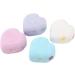 Heart Shape Bathing Balls (4 Pack) - Nourishing Salt Balls for Cleansing & Moisturizing | Ideal for Body Refinishing & Pore Care - Buy Online on GoSupps.com