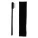 FOMIYES 1 Set Eyelash Comb Metal Brow Lash Makeup Brush Brow Makeup Brush Brow Brush with Bag Brow Spoolie Brush Eyebrow Comb Brush The Lash Tool Steel Needle Girl Wooden Handle Metal Comb 15x1.8cm Black