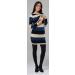 Zeta Ville Maternity Nursing Knitted Tunic Crew Neck Cut Out 453 Beige - Size 8-10 - Buy Online on GoSupps.com