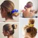 LUXXII Soft Cotton Colorful Scrunchies - 12 Pack Fancy Ponytail Holders - Buy Online on GoSupps.com