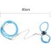zhuangyulin 6 1PC Hamster Harness Rope Pet Hamster Harness Lovely Adjustable Pet Rat Mouse Hamster Harness Rope Ferret Finder Lead Leash with Bell Blue Small - Buy Online on GoSupps.com