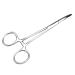 Hemostat Zonge stainless steel pet dog care ear cleaning flap dog cat scissors hairpise tool curved pointed anti -slide.