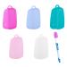 Travel toothbrush head holder silicone-toothbrush cover-5 pieces of toothbrush travel envelope |Toothbrush protection mouth toothbrush cover with ventilation holes silicone for home and outside