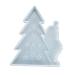 TEHAUX 3pcs Christmas Stencils Silicone Ice Cube Molds Diy Mold Accessories Christmas Tree White