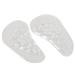 NOLITOY Metatarsal Felt Foot Pad Ball of Foot Cushions Forefoot and for Sesamoiditis Metatarsalgia Neuroma Women and Men Transparent
