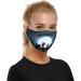 ZLUU 5PCS Halloween Adults Protective Face Mask Personalized Patterns Face Cover Safe Skin Friendly Face Sheild Washable Reusable Adults Washable Halloween Funny Expression Prints Mask Filter Can Be Placed - Buy Online on GoSupps.com
