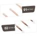 VINTORKY 3pcs Eye Shadow Brush Eyeshadow Eyebrow Brush Dual-headed Eyeshadow Brush Portable Eye Wooden Handle - Buy Online on GoSupps.com