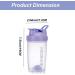 DDSHUN 500ml Protein Shaker Bottle with Mixer Ball - Lick-Safe Milkshake Cup for Sports & Supplements (Purple) - International Shipping Available - Buy Online on GoSupps.com