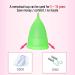 Super Soft Menstrual Cup | Sensitive Medical Silicone | Reusable Women's Hygiene Product (S Green) - Eco-Friendly & Comfortable - Buy Online on GoSupps.com