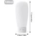 Refillable Cosmetic Dispensers 100ml Travel Containers for Shampoo Travel Containers for Shampoo Portable Leak Proof Bottle Refillable for Liquid Shampoo Lotion - Buy Online on GoSupps.com
