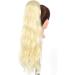 Ponytail Extension Long Curly Wave | Synthetic Hairpiece 24 inch | Heat Resistant Wrap Around Ponytail for Women - Prinfantasy MW132 - Buy Online on GoSupps.com
