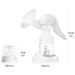 NCVI Manual Breast Pump - 150 ml BPA-Free Bottle for Gentle & Effective Breastfeeding - Ideal Manual Pump for New Moms - Buy Online on GoSupps.com