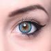 Matlens EOS Blue Colored Contact Lenses - Big Eyes 3.5 Diopters 2 Lenses + Case & Care Solution 14.5mm Circle Lens - Buy Online on GoSupps.com
