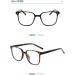 Retro Square TR90 Blue Light Blocking Glasses for Men & Women | UV Protection Computer & Reading Glasses - Tortoise 52mm - Buy Online on GoSupps.com