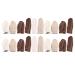 Thumb Protector Finger Cots  20PCS Leather Finger Covers  Cut Resistant Protector  for Cracked Skin  for Kitchen  Work  Sculpture  Anti- Slip  Reusable (Random Color) Leather Finger Cots