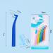 Buy Interdental Brushes (0.5mm - 1.2mm) | Multi-Size Long Handle Angled Neck - Easy Gap Cleaning | International Shipping Available - Buy Online on GoSupps.com