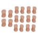 8 pairs of toes silicone toe spacers reusable Bunion Corrector Straightener to relieve pain skin color