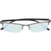 Red-Green Color Blind Glasses - Ultra-Light Silver-Black Frame for Color Weakness Correction - Buy Online on GoSupps.com