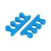 T4B MIMO Toe Separator for Pedicure - Blue