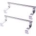 Alipis 4 Pcs Over Door Towel Bar Over Cabinet Towel Rod Stainless Steel Rack Towel Rack Cupboard Towel Rail Silverx2pcs Size 4x2pcs - Buy Online on GoSupps.com