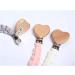 Pack of 3 Cotton Pacifier Chains for Newborns Baby Bibs Accessory for Boys & Girls (White) | International Shipping - Buy Online on GoSupps.com