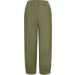 Mackneog Women's Linen Capri Pants - Casual Loose Fit, Elastic Waist, Army Green | Plus Size X-Large - Buy Online on GoSupps.com