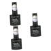Healeved 3pcs Nail Art Foil Glue Manicure Diy Art Artificial Nails Repair Glue Nail Tips Transfer Glue Star Nail Transfer Glue Nail Gel Polish Glue Nail Foil Sticker Glue Nail Gel Lacquer 1 count (Pack of 1) Blackx3pcs