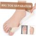 2pcs Toe Separator Set for Plantar Fasciitis, Hammer Toe, and Bunions - Pedicure Toe Separators for Women - 18.5x2.3cm - Buy Online on GoSupps.com