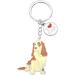 Ensianth Dog Keychain - Perfect Gift for Dog Lovers | Puppy Keyring & Dog Paw Print Keychain for Owners Moms & Dads - Buy Online on GoSupps.com