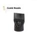 5PCS Hair Dryer Nozzle Replacement Set + Hair Comb | Portable Salon Narrow Concentrator for Blow Flat Hair Drying | Fits Diameter 4.0cm-4.8cm - Buy Online on GoSupps.com
