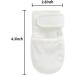 Unisex Baby Cotton Mittens - Winter Anti-Scratch Gloves for Newborns - Adjustable Hand Warmer - 0-6 Months - 1 Pair White - Buy Online on GoSupps.com