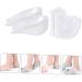 FOMIYES Heel Cover Half Pad - 2 Sets - White Sports Accessories for Comfort & Support - Buy Online on GoSupps.com